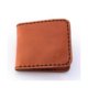 Porte-cartes bancaires en cuir marron cognac