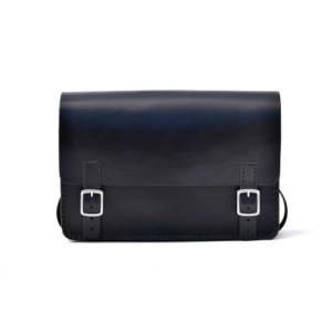 Cartable noir en cuir "Nancy"