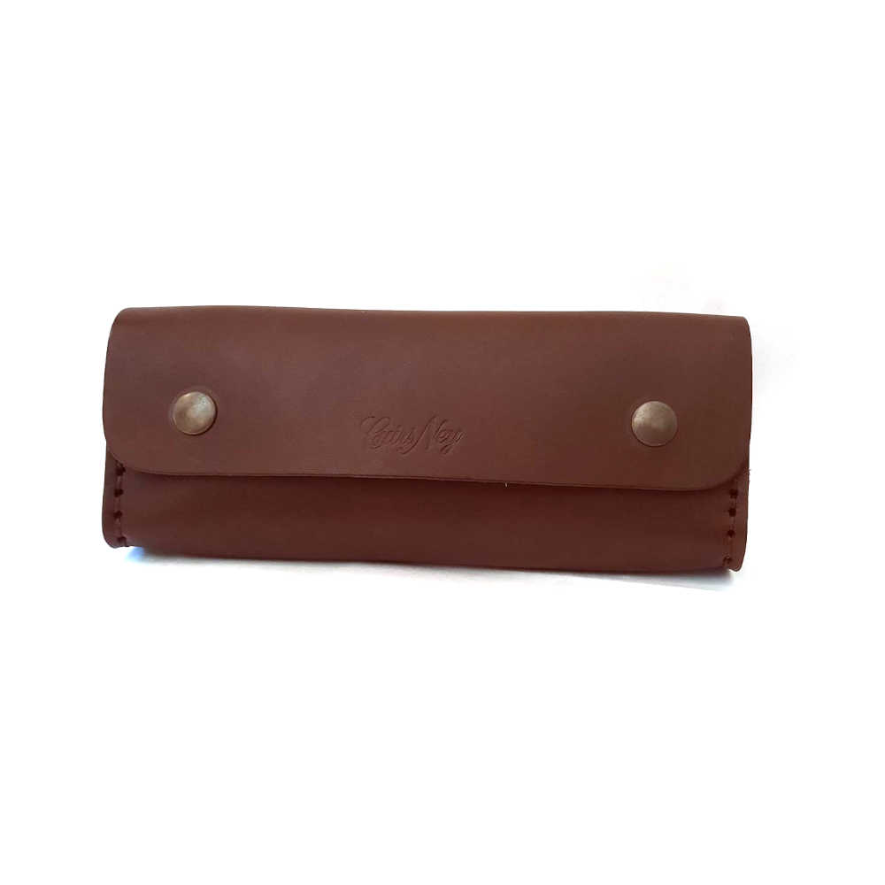 Trousse en cuir vachette Francinel marron , Achat Vente de trousses  Francinel en cuir - Pallascuir