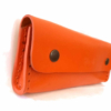 Trousse en cuir orange - by "Les Cuirs Ney"