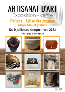 Exposition vente à Poligny, église des Jacobins, été 2022