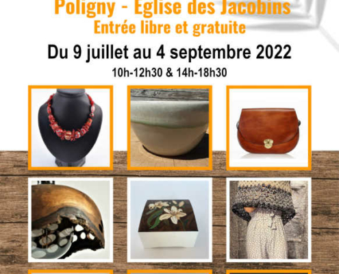 Exposition vente à Poligny, église des Jacobins, été 2022