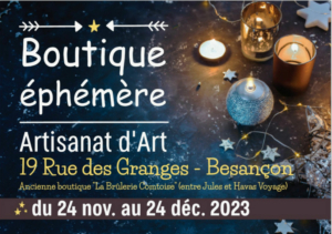 Boutique éphémère pour Noel à Besançon