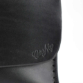sac à main en cuir noir ou mallette pour femme "Axe"