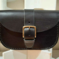 Sac en cuir noir "Joly"