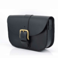 Sac en cuir noir "Joly"