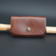 Porte-monnaie marron fauve "Grand Père" en cuir (grand modèle)