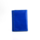 Portefeuille en cuir bleu clair à 3 volets