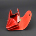 Porte-monnaie rouge "Grand-Mère" en cuir - 3 poches
