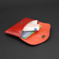 Porte-monnaie sans couture en cuir rouge - simple mais efficace !