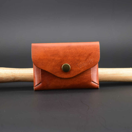 Porte-monnaie sans couture en cuir naturel - simple mais efficace !