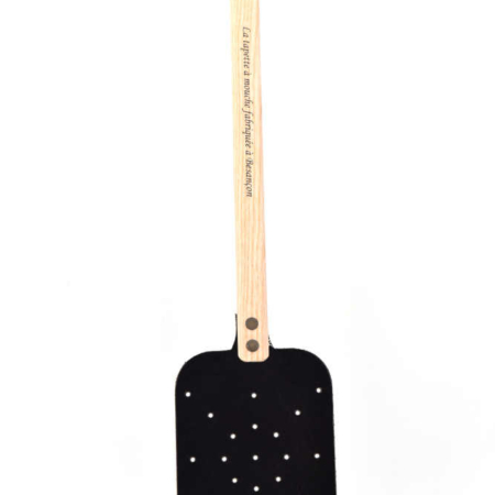 Tapette à mouches en cuir marron foncé - by "Les Cuirs Ney"